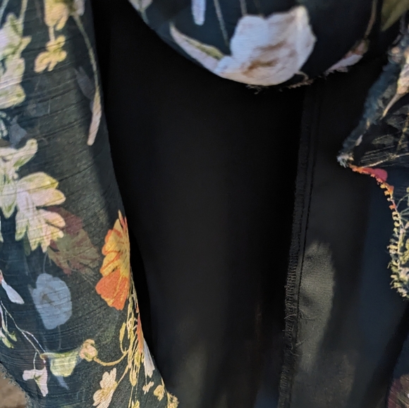 Lauren Ralph Lauren Womens Raisa Chiffon Floral Print Casual Dress Green Size:12 - Picture 13 of 16